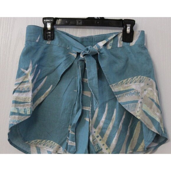 Patagonia Pants - Patagonia Garden Island Belted Shorts Casual Women's size Small Hemp Blend